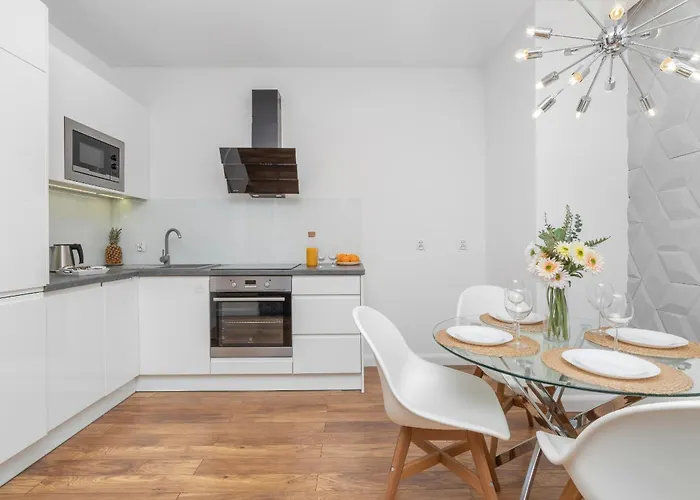 In Center With Balcony, Parking And Air Conditioning By Renters גדנסק