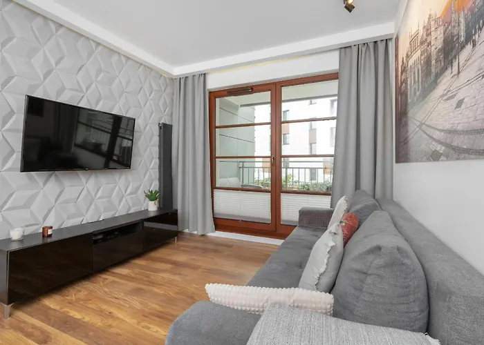 דירה In Center With Balcony, Parking And Air Conditioning By Renters גדנסק